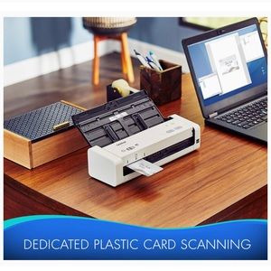 Brother Compact Desktop Scanner, ADS-1200 Fast Speeds, Ideal for Home or Office